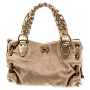 💲SALE💲 Additional 10% Off! NWOT Michael Kors Neutral Velvet Bag w/Dust Bag